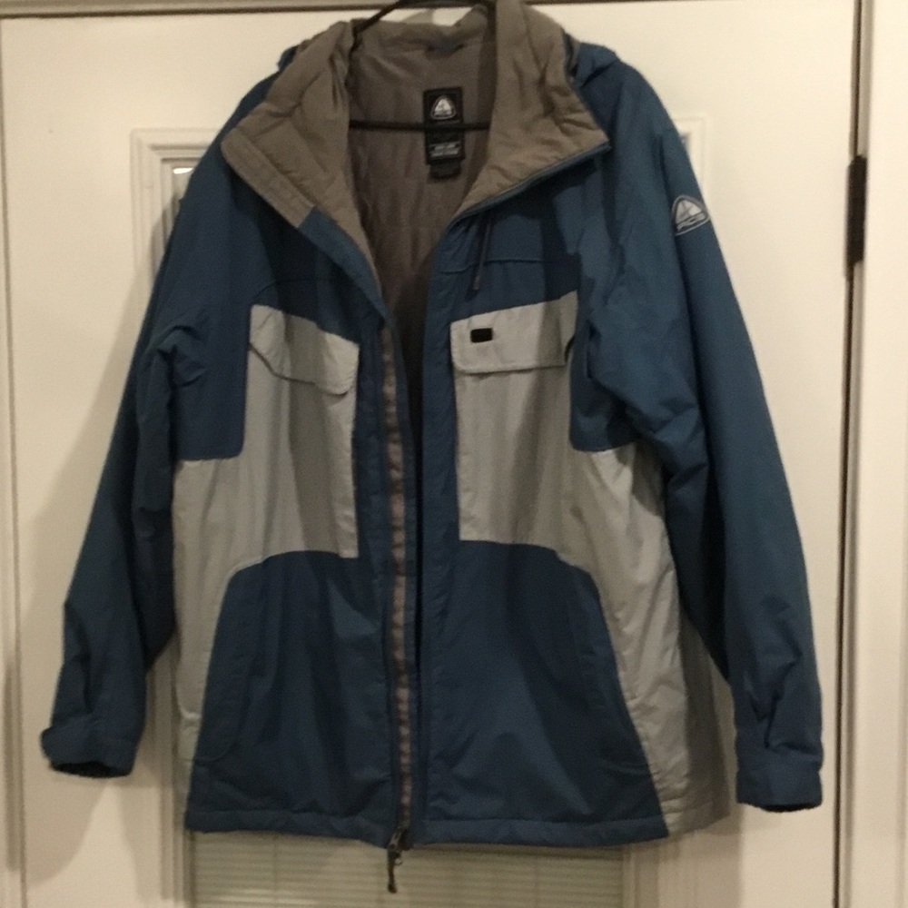 Nike ACG Blue and Gray Outdoor Ski Jacket